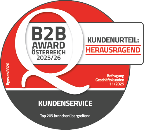B2B-Award Österreich 2025/26: Kundenservice herausragend